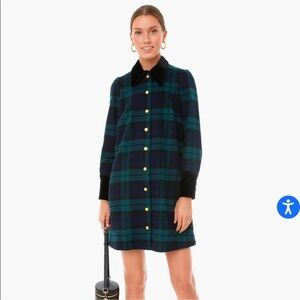 Tuckernuck | Blackwatch Schoolgirl Plaid Twiggy Collared Wool Dress Size XL